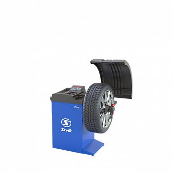 Станок для балансировки колес автомототранспортных средств Старт (РФ, Синий RAL5017), СБМК-60 Э