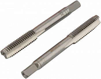 метчик ручной М8*1,25мм АвтоDело (набор 2шт.пластм/ф), 40823