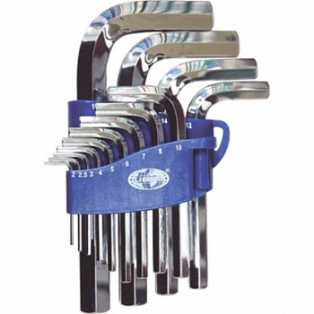 Набор шестигранников угловых 13 предметов, 2-19мм, HW1M019H2S2