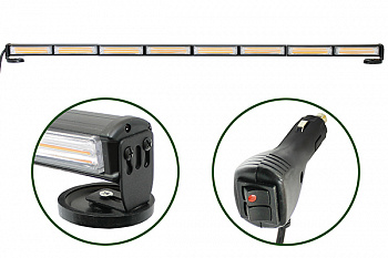 Маяк проблесковый светодиод.10-30V(Одностороняя панель,14 режим,48W L=1225мм,LED COB 8[), AT14340