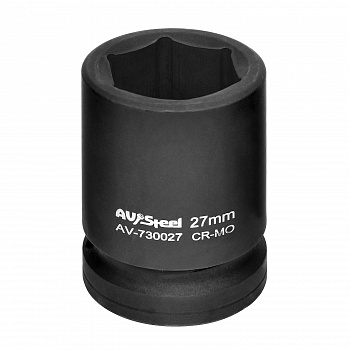Головка ударная 3/4" шестигранная 27мм "AV Steel", AV-730027 Головка ударная 3/4" шестигранная 27мм "AV Steel", AV-730027