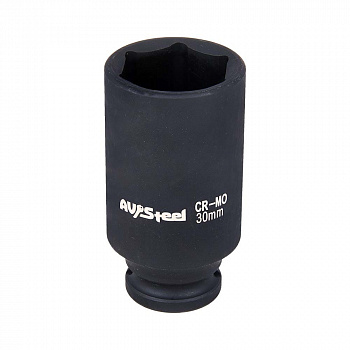 Головка ударная   1/2" шестигранная удлиненная 30мм "AV Steel", AV-720130 Головка ударная   1/2" шестигранная удлиненная 30мм "AV Steel", AV-720130
