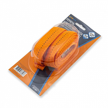 Ремень крепления груза ТОП АВТО, ширина ленты 25мм, 800/1600кг, 6м, БЛИСТЕР механизм 110 мм н, РК086Б