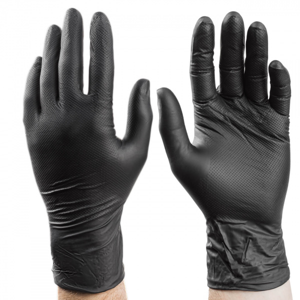 RT-GLVS-M Перчатки Tenacity нитриловые высокопрочные, размер M (100 штук)