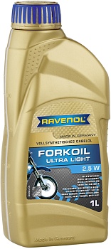Вилочное масло RAVENOL Forkoil Ultra Light 2,5W (1л) new, 1182101-001-01-999