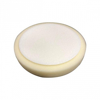 Поролоновый полировальник на липучке 150 х 30мм, плотный, белый, изготовлено RoxelPro, 221462