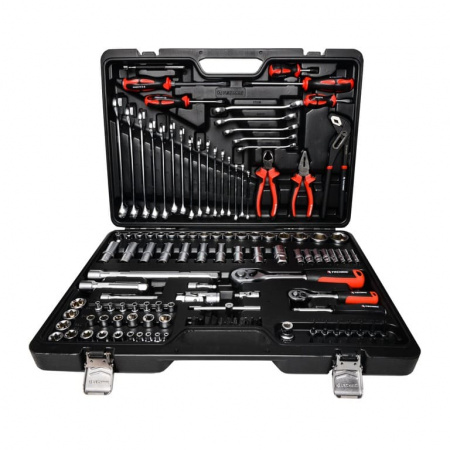 Набор ручных инструментов RUNTEC TECHNIC 128 предметов 1/2", 1/4", RT-HT128T