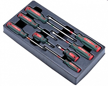 Набор отверток Hans в ложементе, TT-10