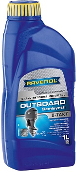 Моторное масло для 2Т лод.моторов RAVENOL Outboardoel 2T teilsynth. ( 1л) new, 1152200-001-01-999