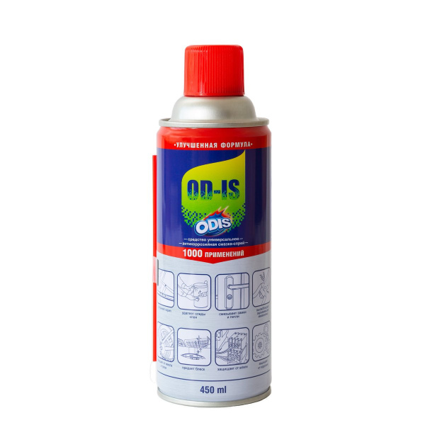 Антикоррозийная смазка-спрей ODIS/De-Rust and Lubricating  OD-48 450мл. Антикоррозийная смазка-спрей ODIS/De-Rust and Lubricating  OD-48 450мл.