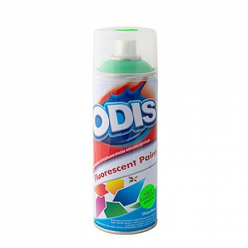 Краска - спрей ODIS флуоресцентный зеленый, 1003 Краска - спрей ODIS флуоресцентный зеленый, 1003