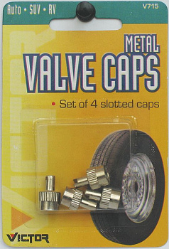 V715 Набор для декоративных колпачков(хром)